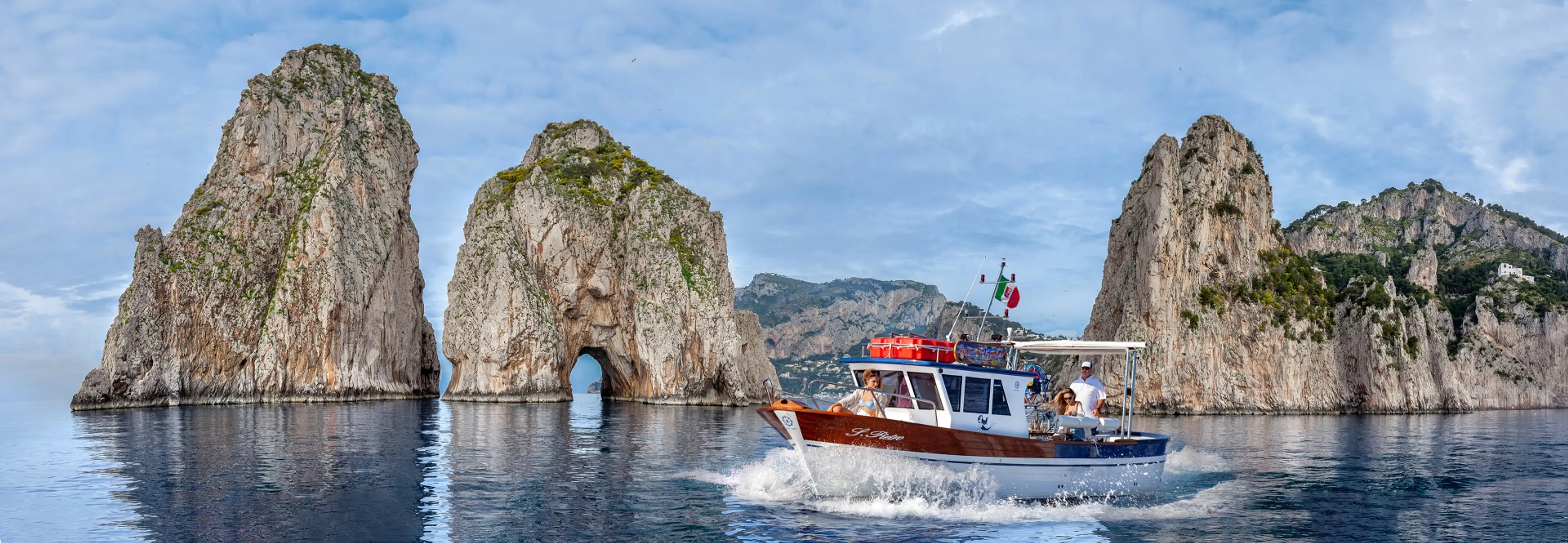 The "Capitan San Pietro" is waiting you, hop on board!