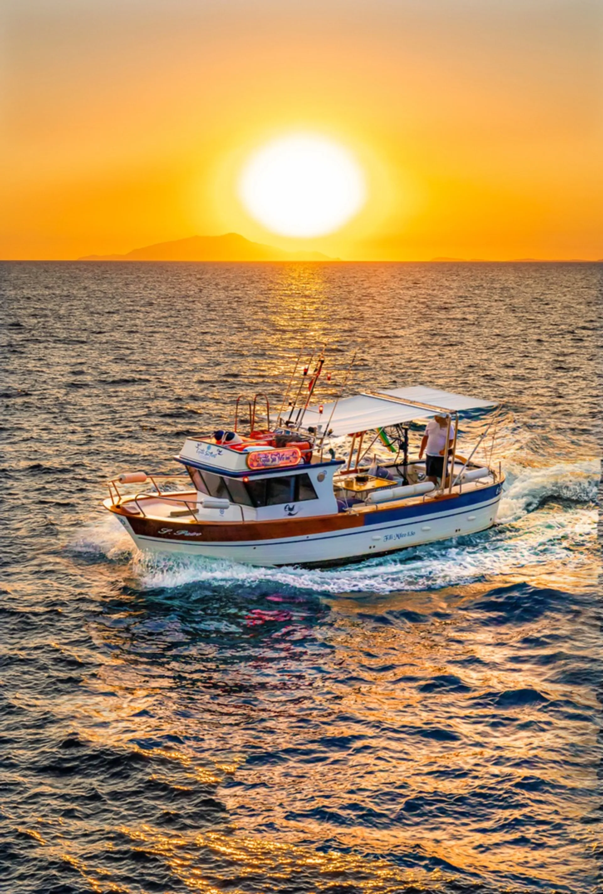 Sunset at Punta Campanella